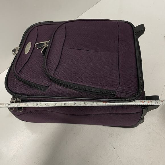 Samsonite X-Tralight Carry-On Luggage Underseater Trolley Roller Bag 16” Purple - Picture 4 of 12